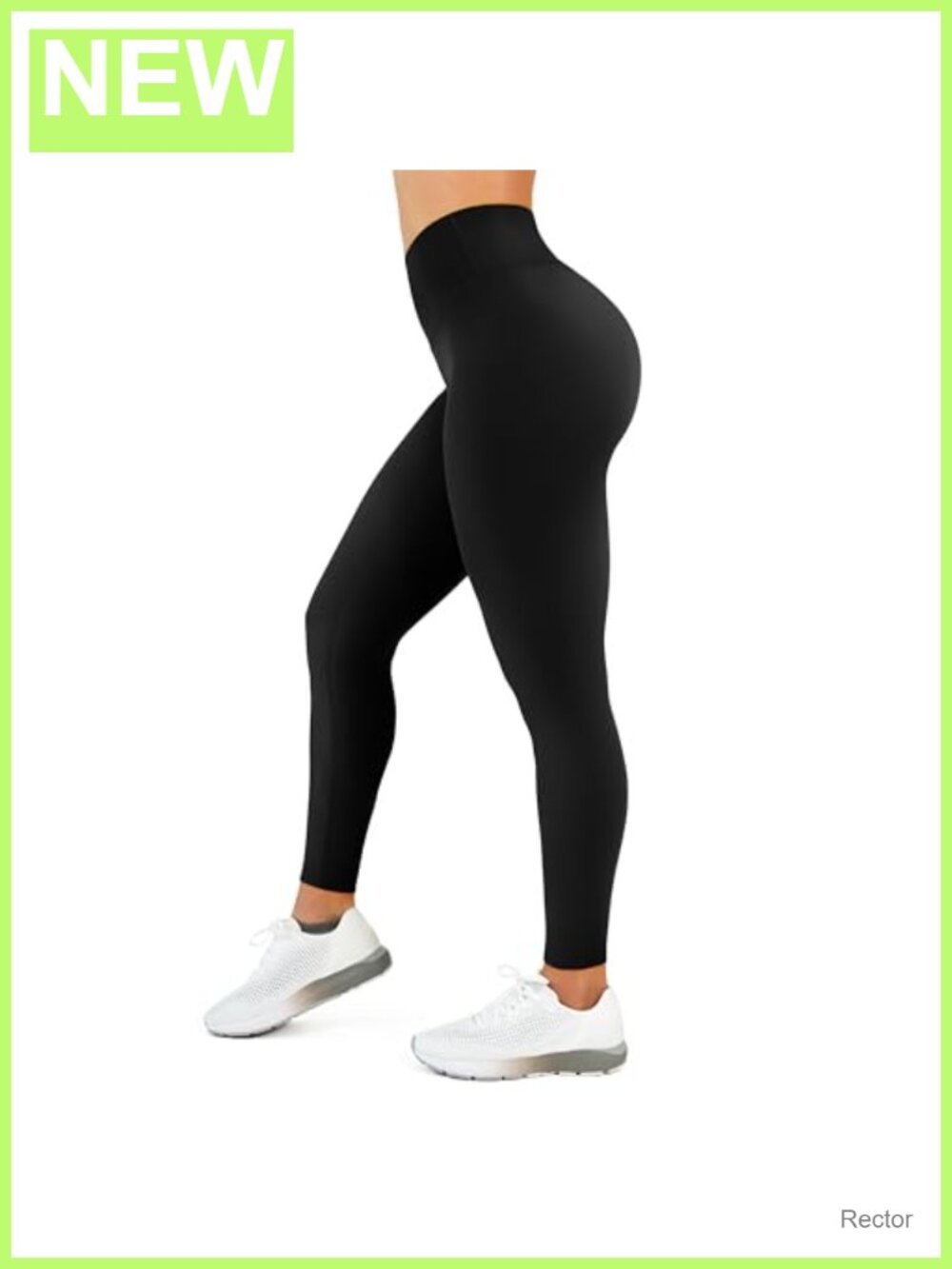 High Waisted Leggings No Front Seam Tummy Control Yoga Pants 4-Way Stretch